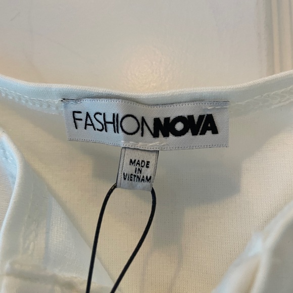 Fashion Nova White Corset Crop Top - Picture 3 of 7